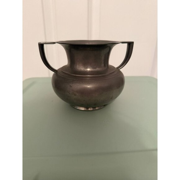 Vintage Pewter by Wilcox | Two Handles Canister Vase | P100 - Picture 3 of 8